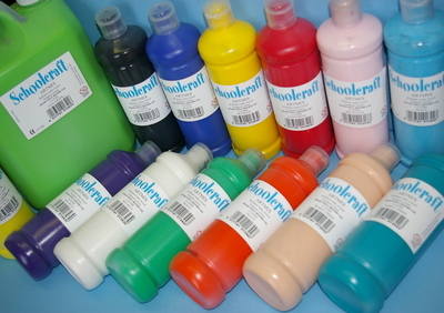 Ready Mixed Poster Paint Cerise - 600ml - STP70C, Ready Mixed Paints, Painting, Art and Craft