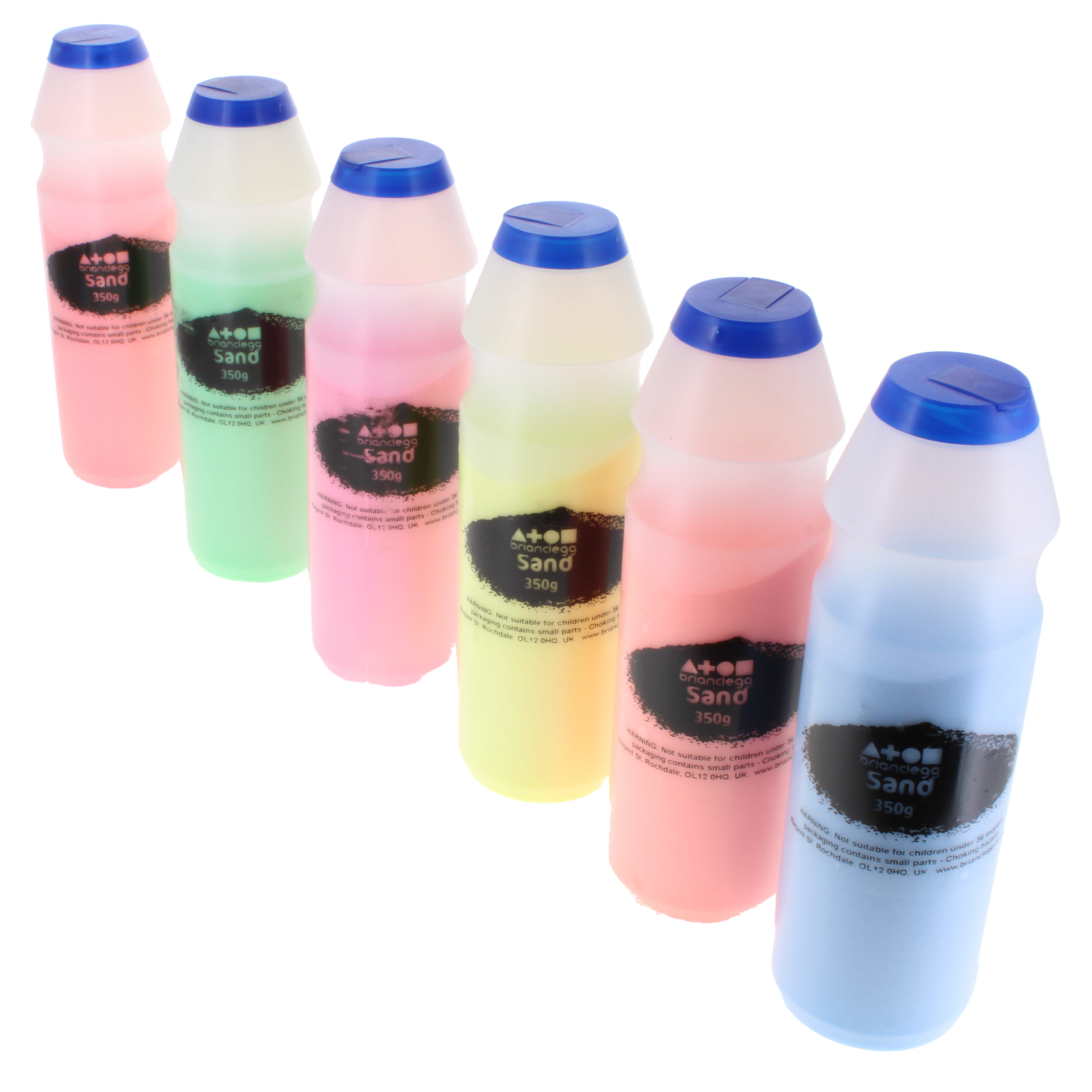 Sand Shakers Fluorescent - pack of 6