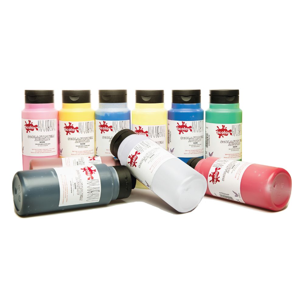 Acrylic Paint Scarlet Red - 500ml