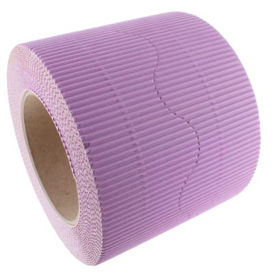 Border Rolls Corrugated Scalloped Lilac 57mm x 7.5m - pack of 2