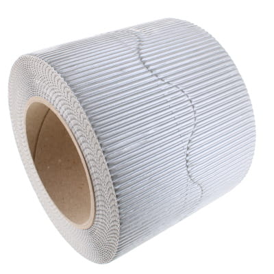 Border Rolls Corrugated Scalloped Silver 57mm x 7.5m - pack of 2