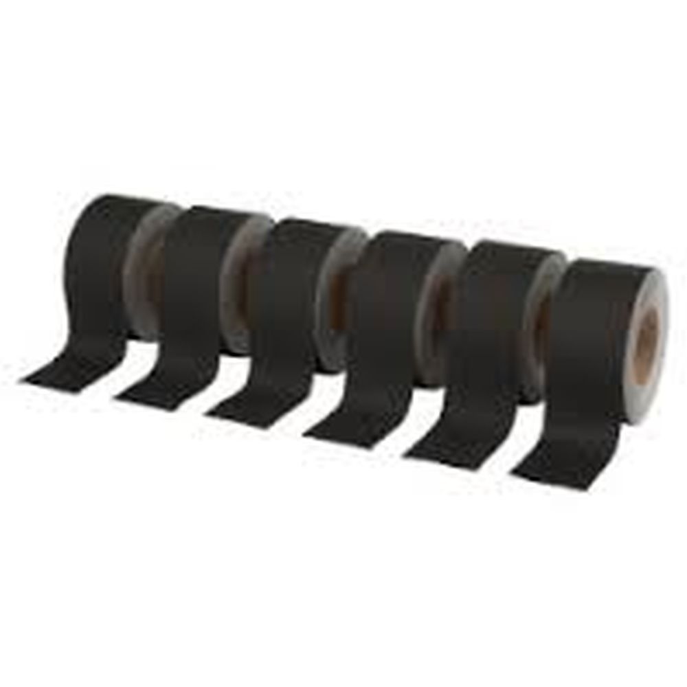 Paper Border Rolls Straight Edge Black 48mm x 50m - pack of 6