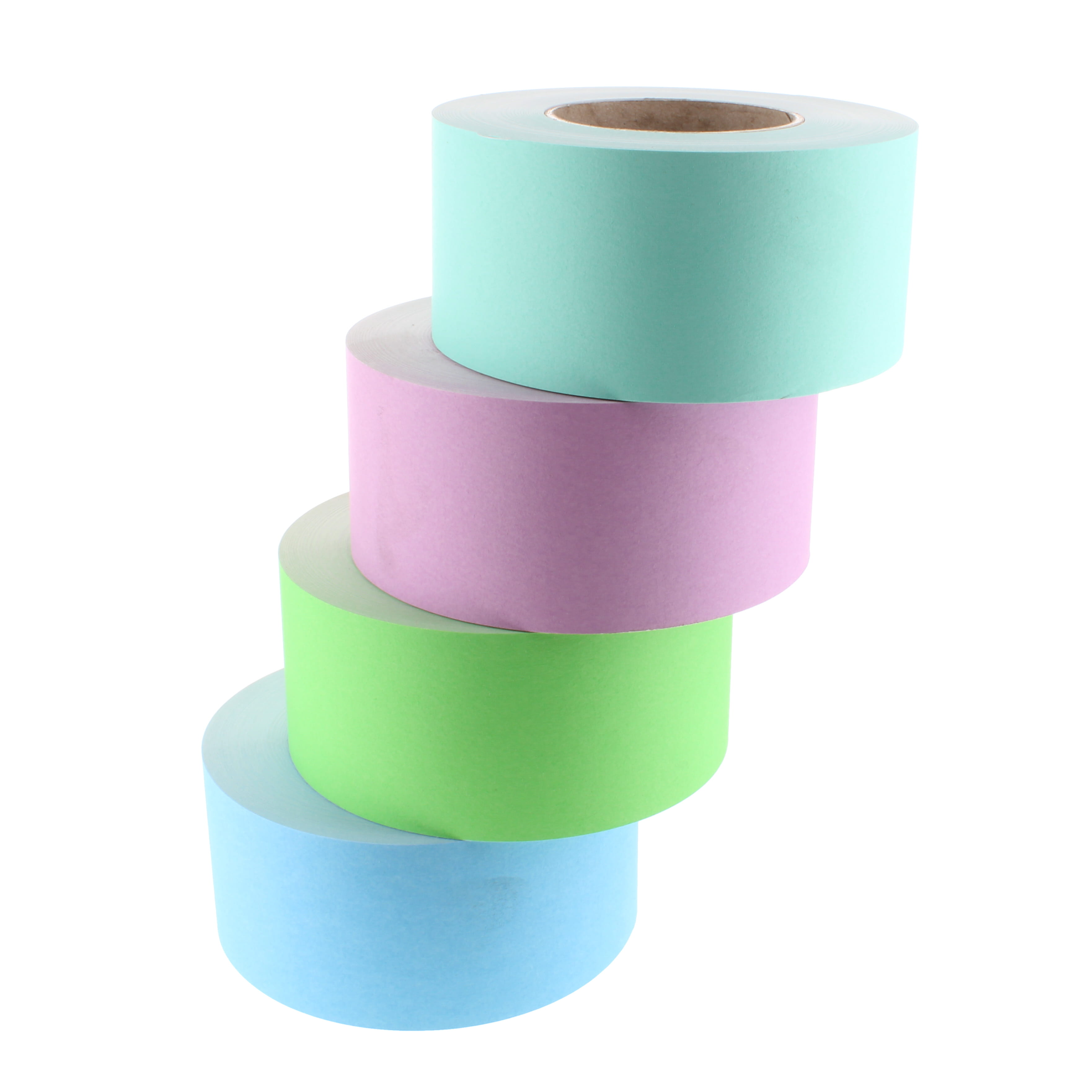 Paper Border Rolls Straight Edge Pastel Assorted 48mm x 50m - pack of 4