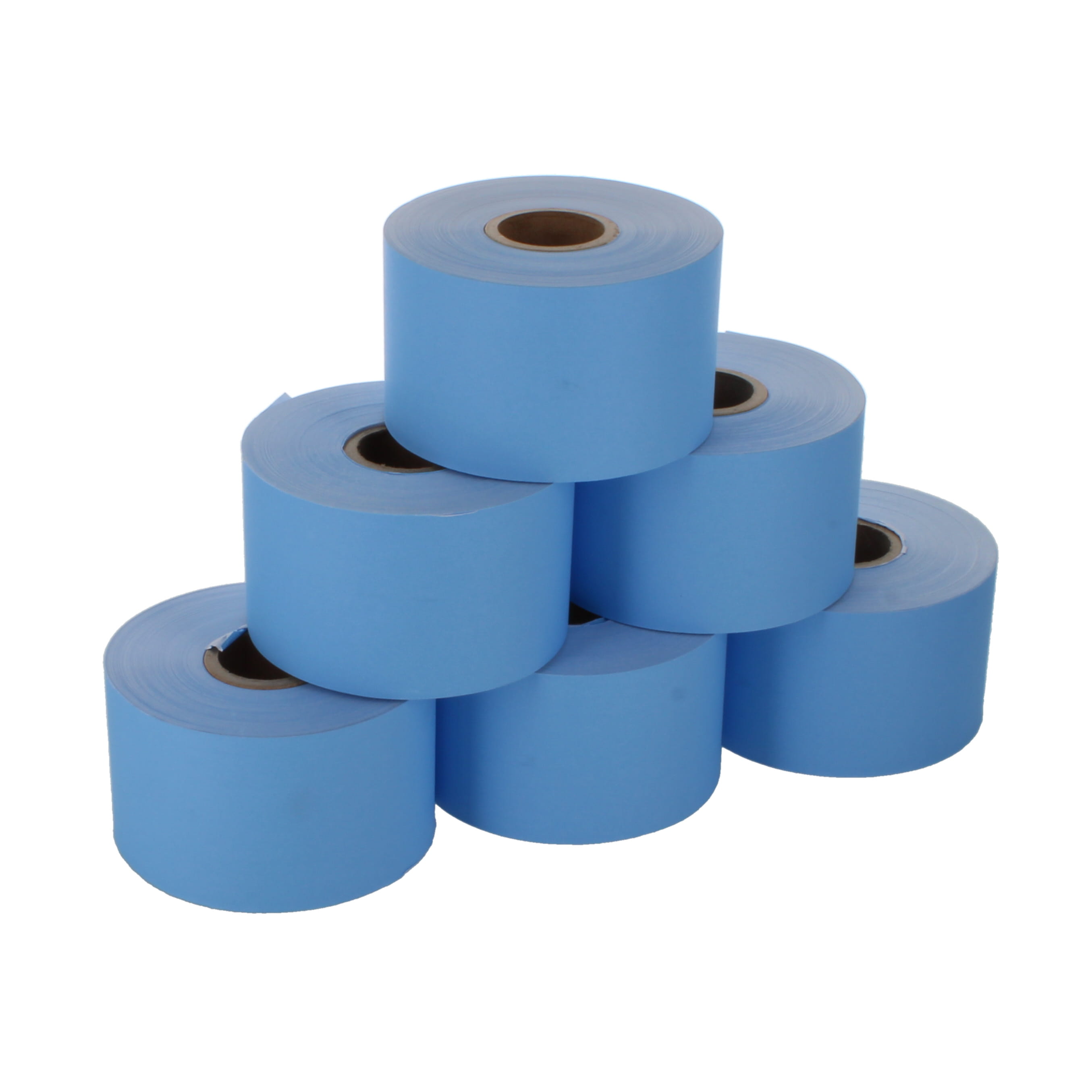 Paper Border Rolls Straight Edge Sky Blue 48mm x 50m - pack of 6
