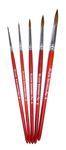 Schoolcraft Sable MH Round Paint Brushes  - Size 4 - Each - STB41
