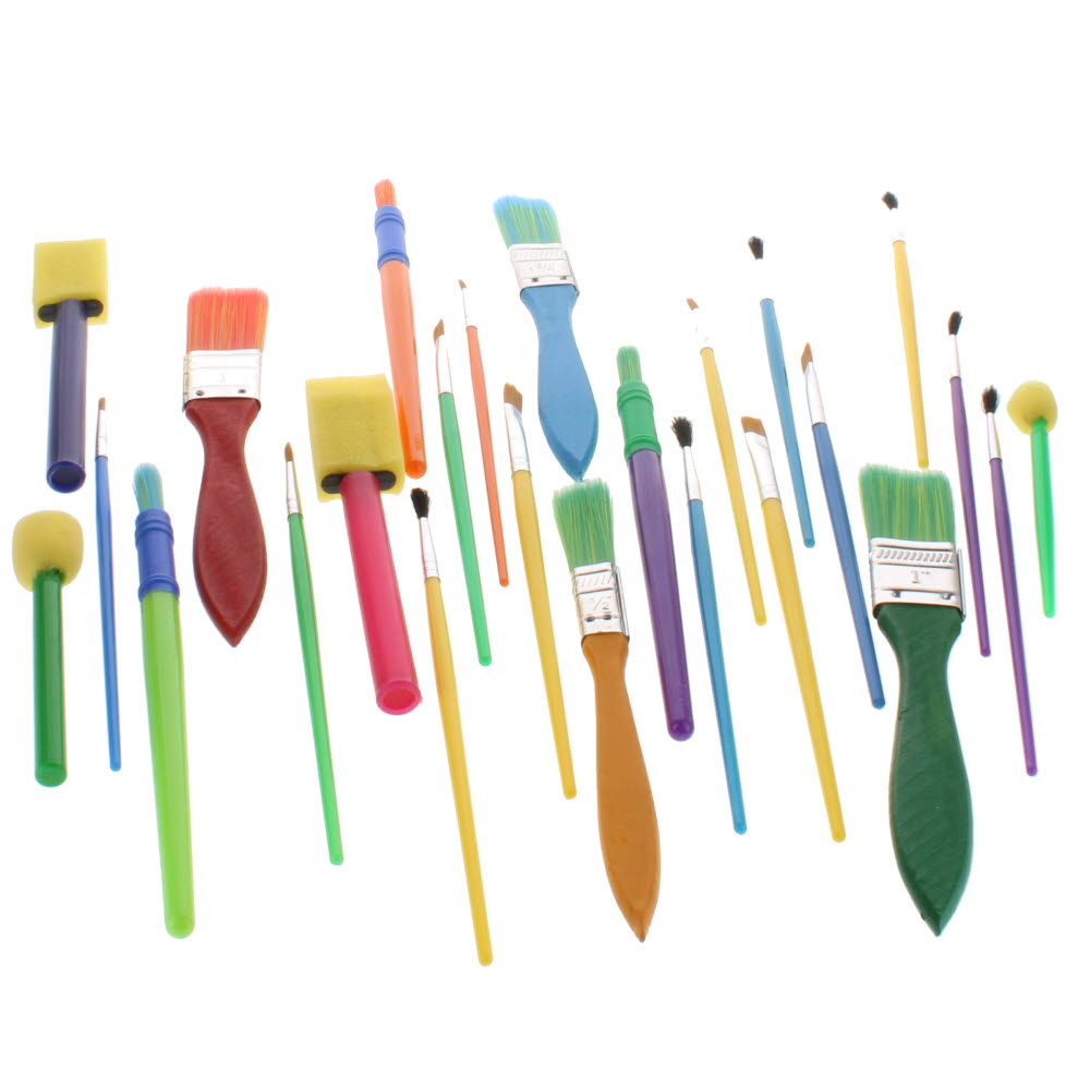 Starter Painting Brush Assortment - pack of 25