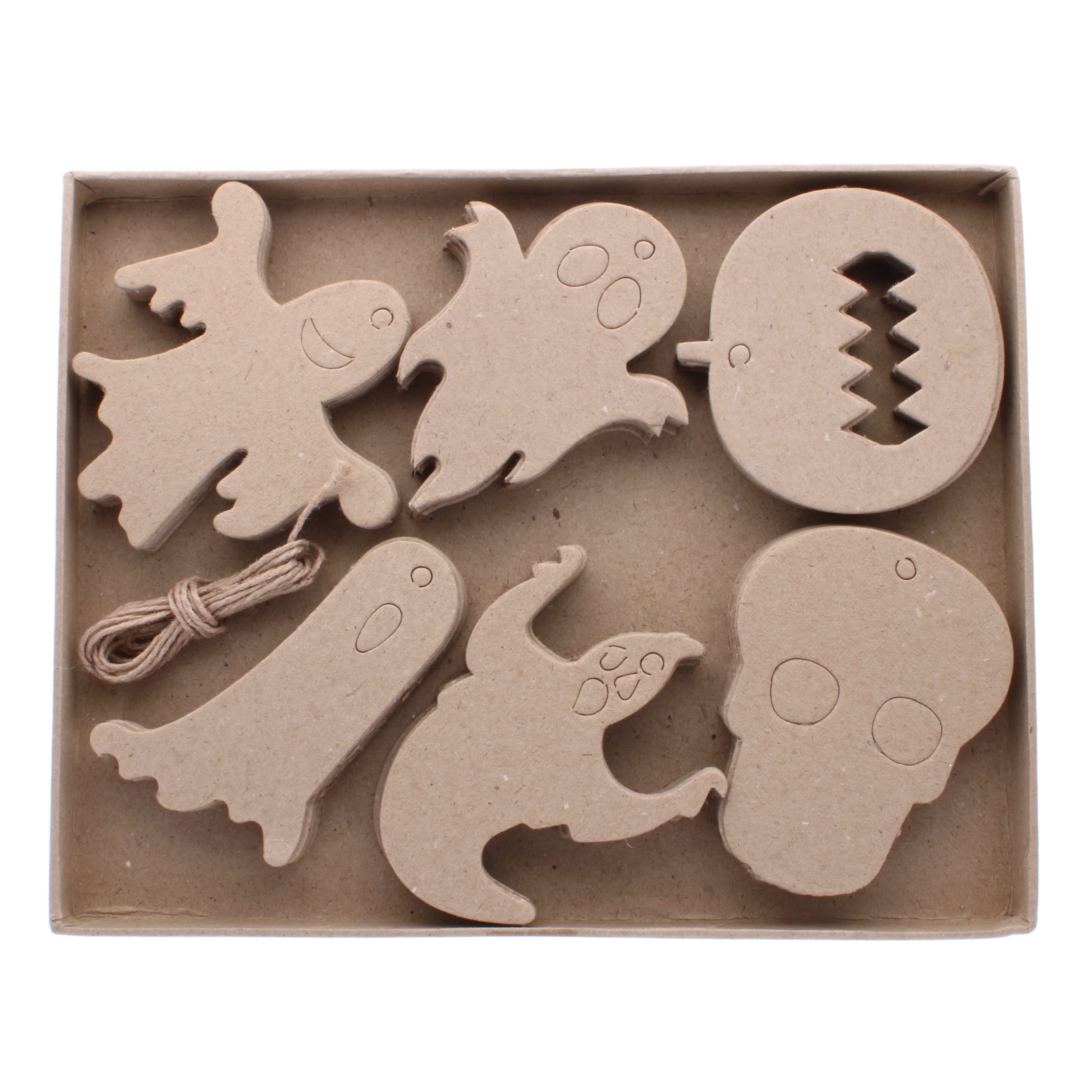 Card Cut-Outs Halloween 8/10cm - pack of 60