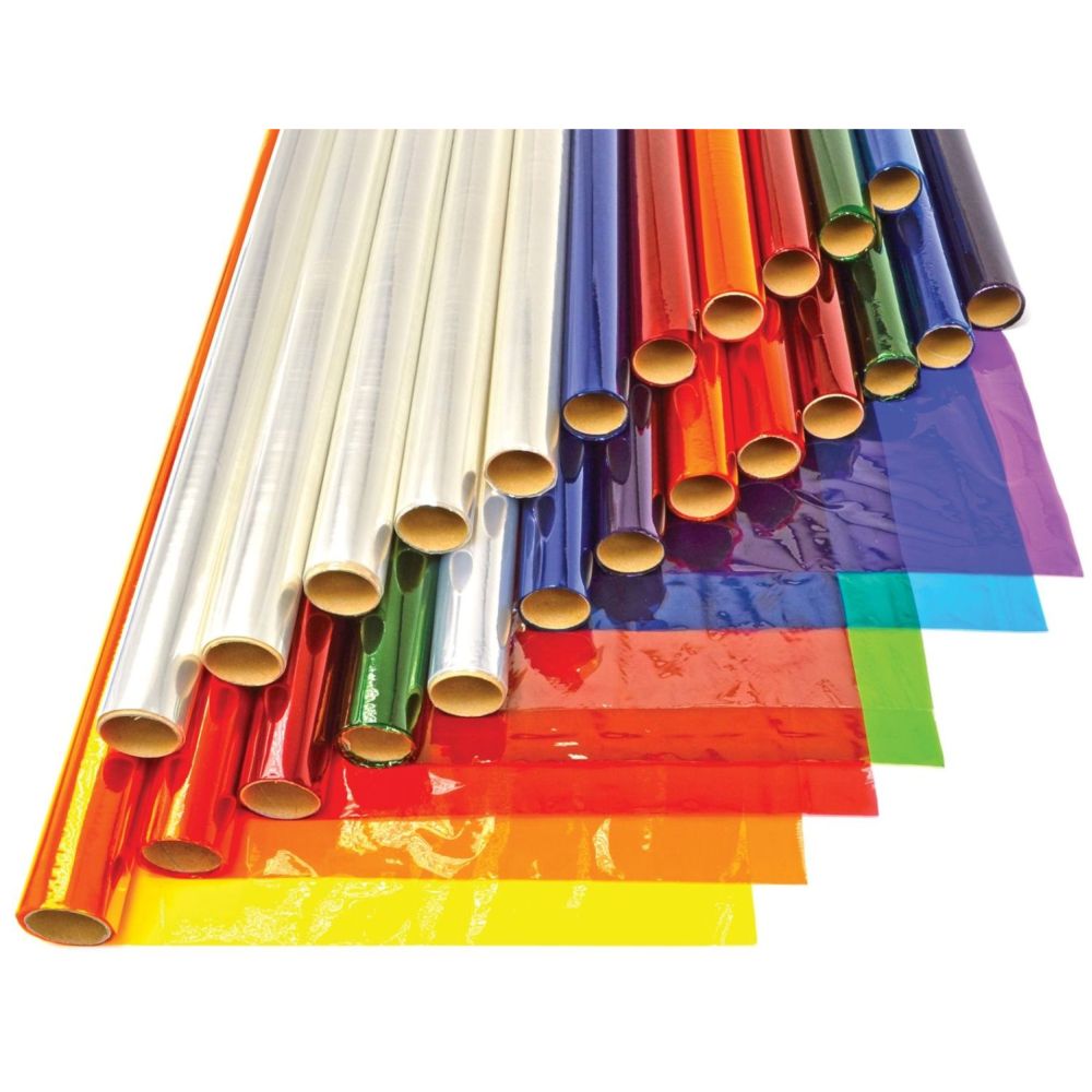 Cellophane Rolls Assorted 508mm x 4.5m - pack of 24