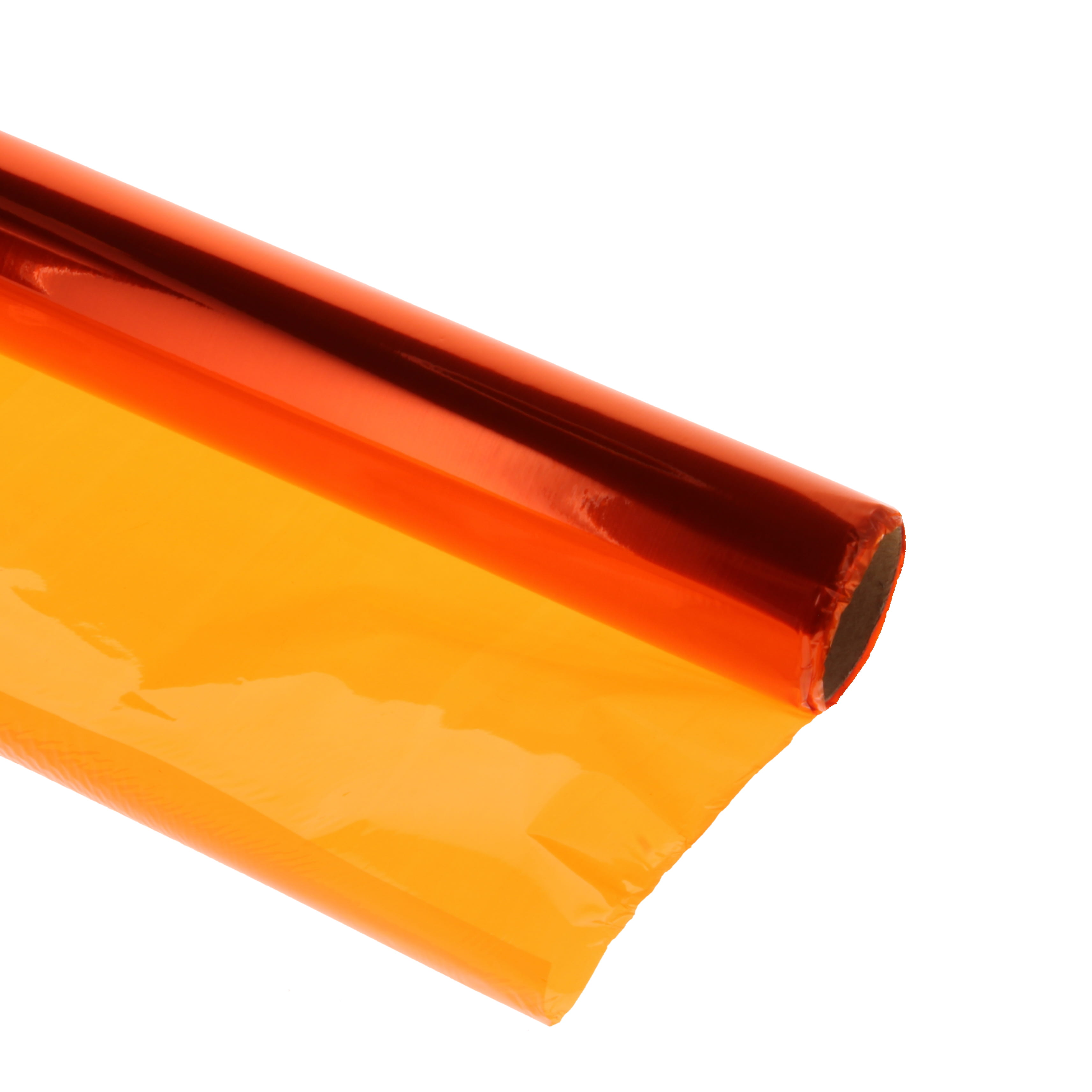 Cellophane Roll Orange - 508mm x 4.5m