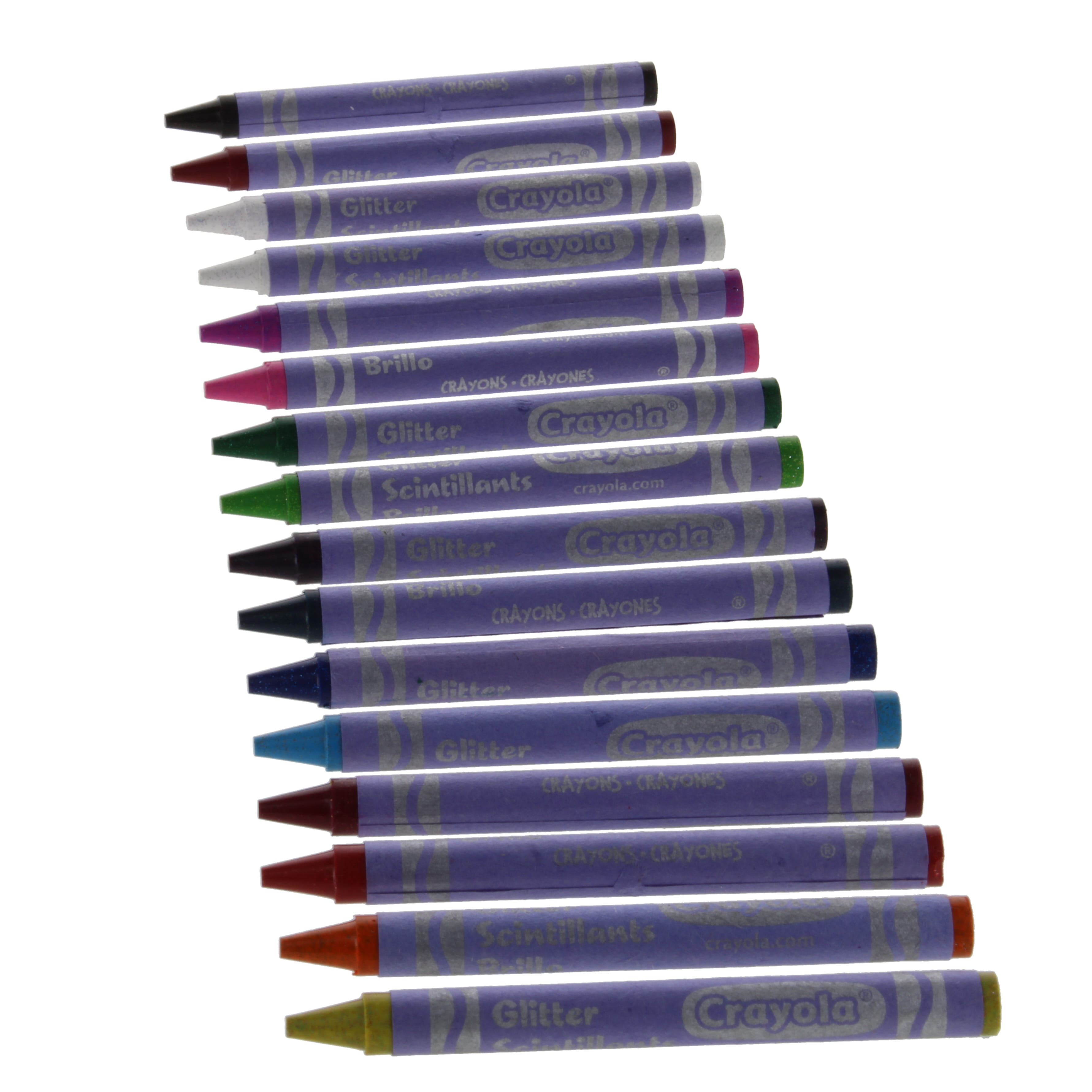 Crayola Glitter Crayons Assorted - pack of 16 - STJ25