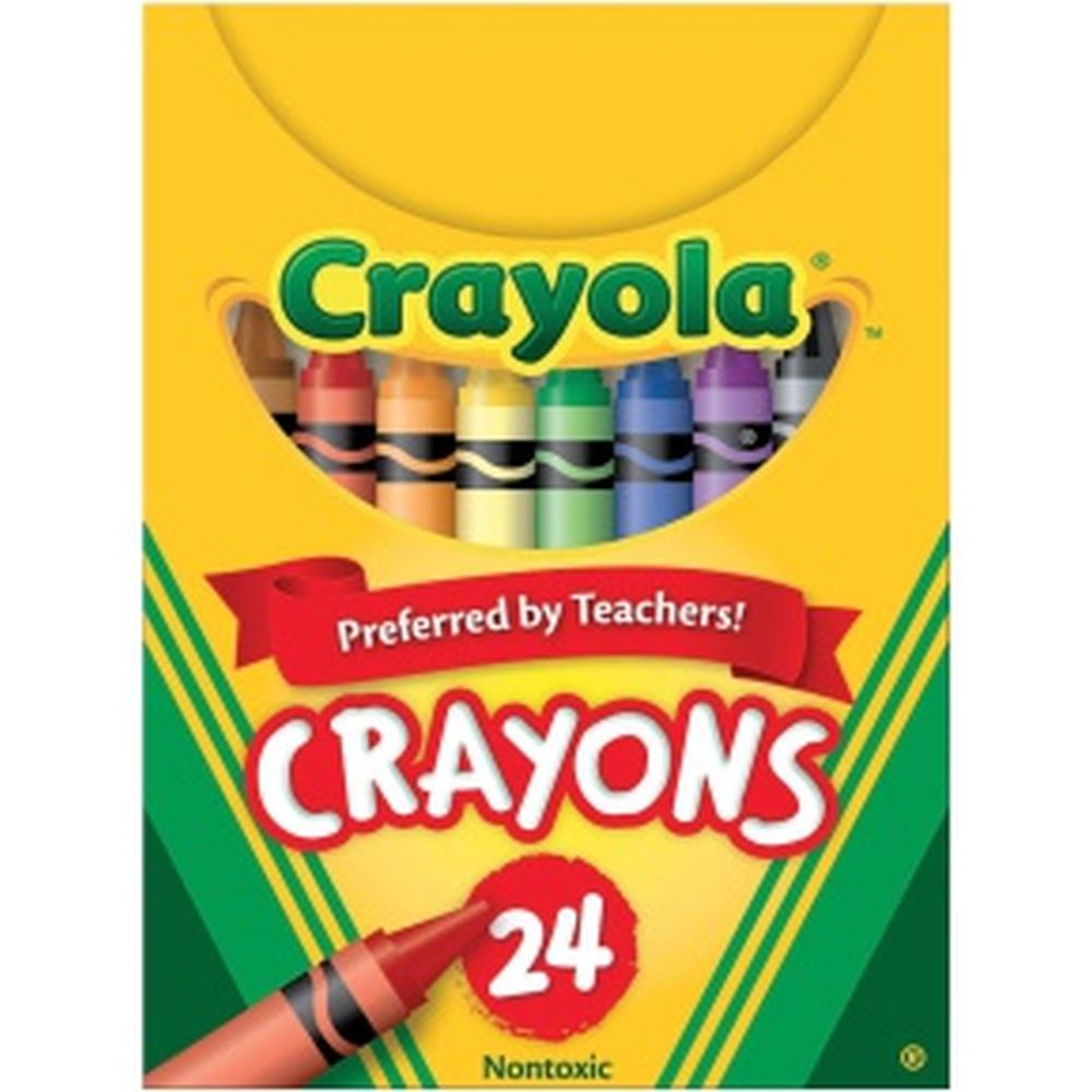 Crayola Wax Crayons Standard Assortment - pack of 24