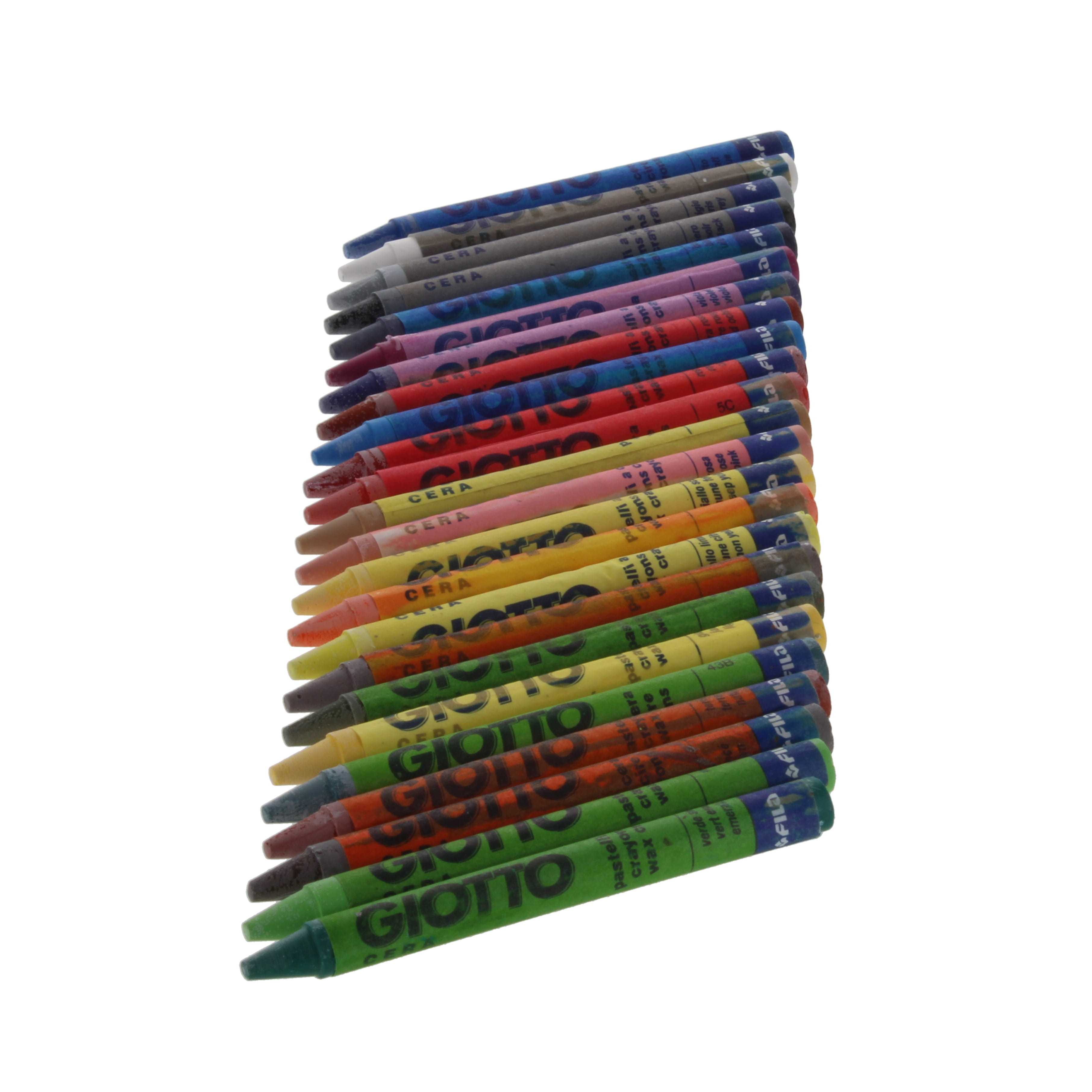 Giotto Standard Wax Crayons - pack of 24