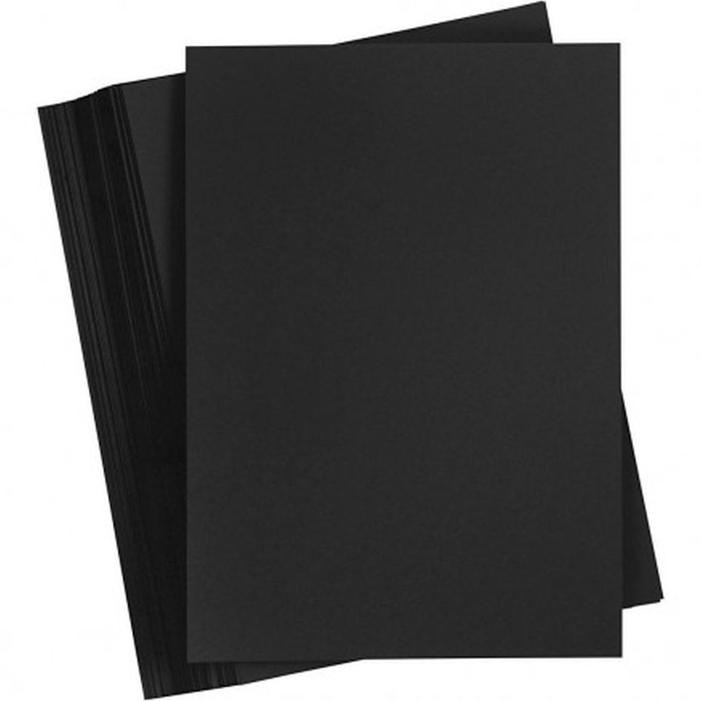 Card 180gsm Black A3 - pack of 100