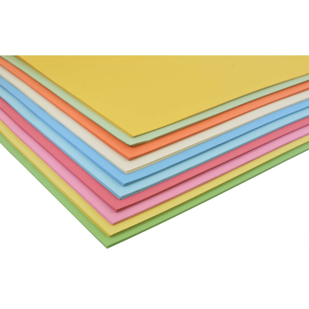 Card Pastel Assorted SRA 2 - 280 micron - pack of 100 - STF141