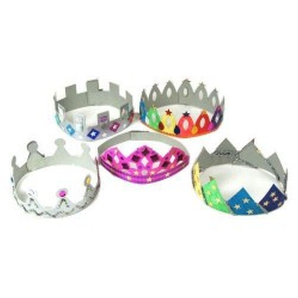 Make Your Own Crowns Assorted - pack of 12