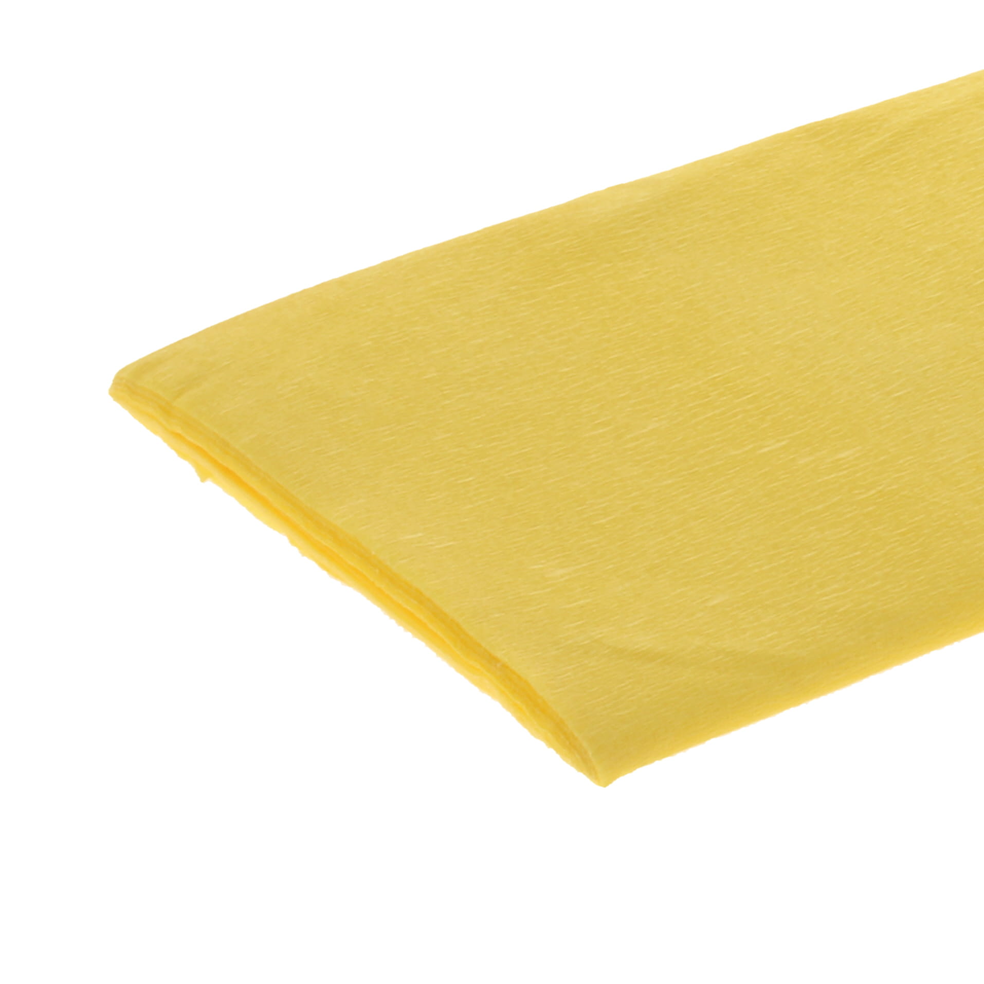 Crepe Paper Yellow - 51cm x 3m - Pack of 10