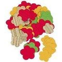 Corrugated Flower Shapes - pack of 50