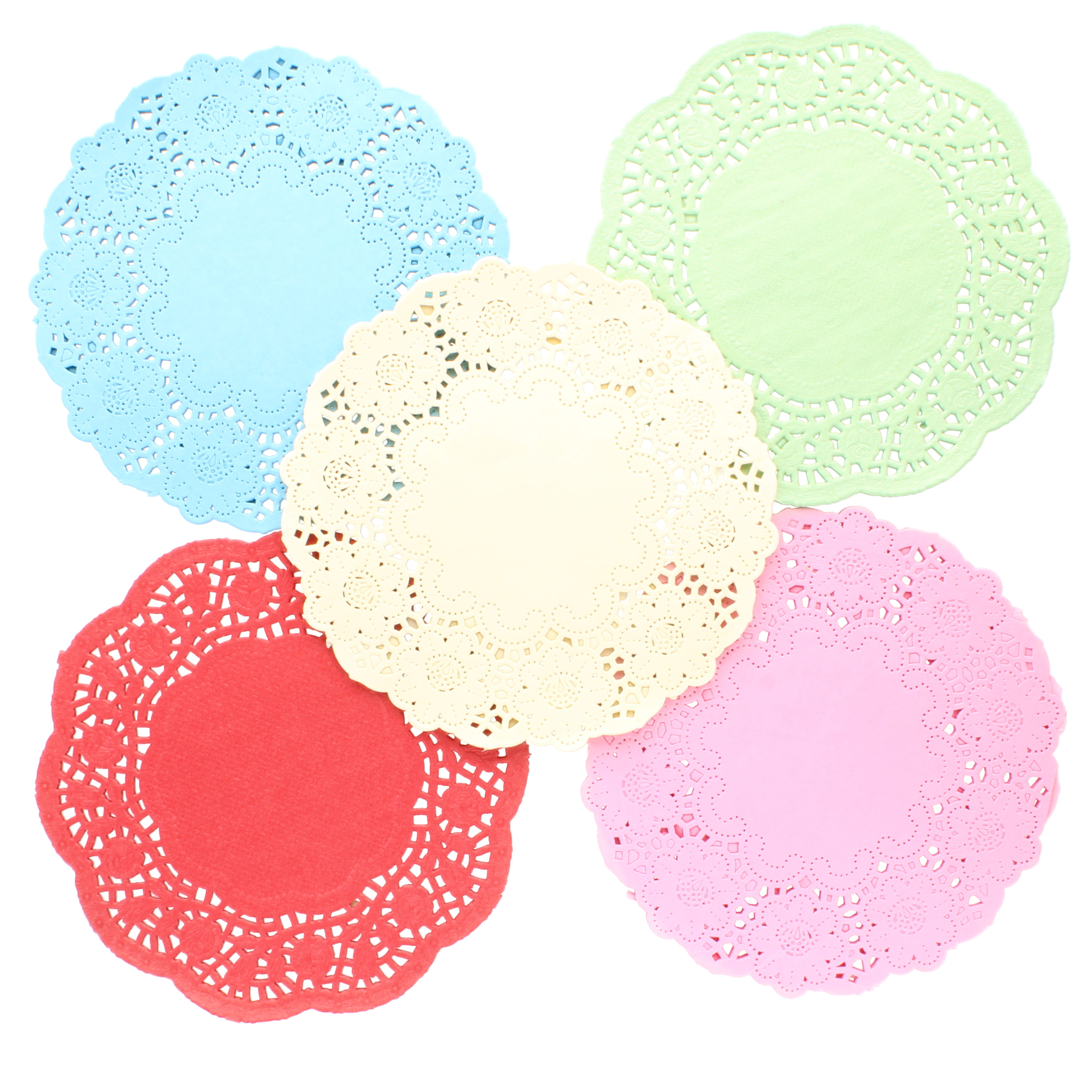 Doilies Assorted Colours 16cm - pack of 120