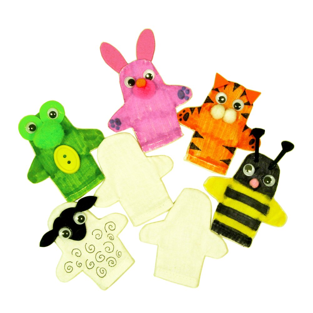 Finger Puppets Cotton - pack of 60