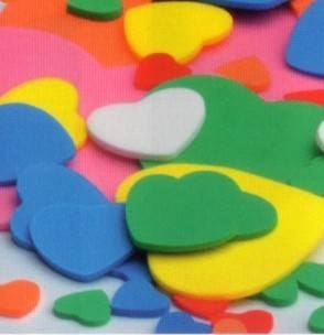 Foam Hearts Assorted - pack of 180 - STC102FH