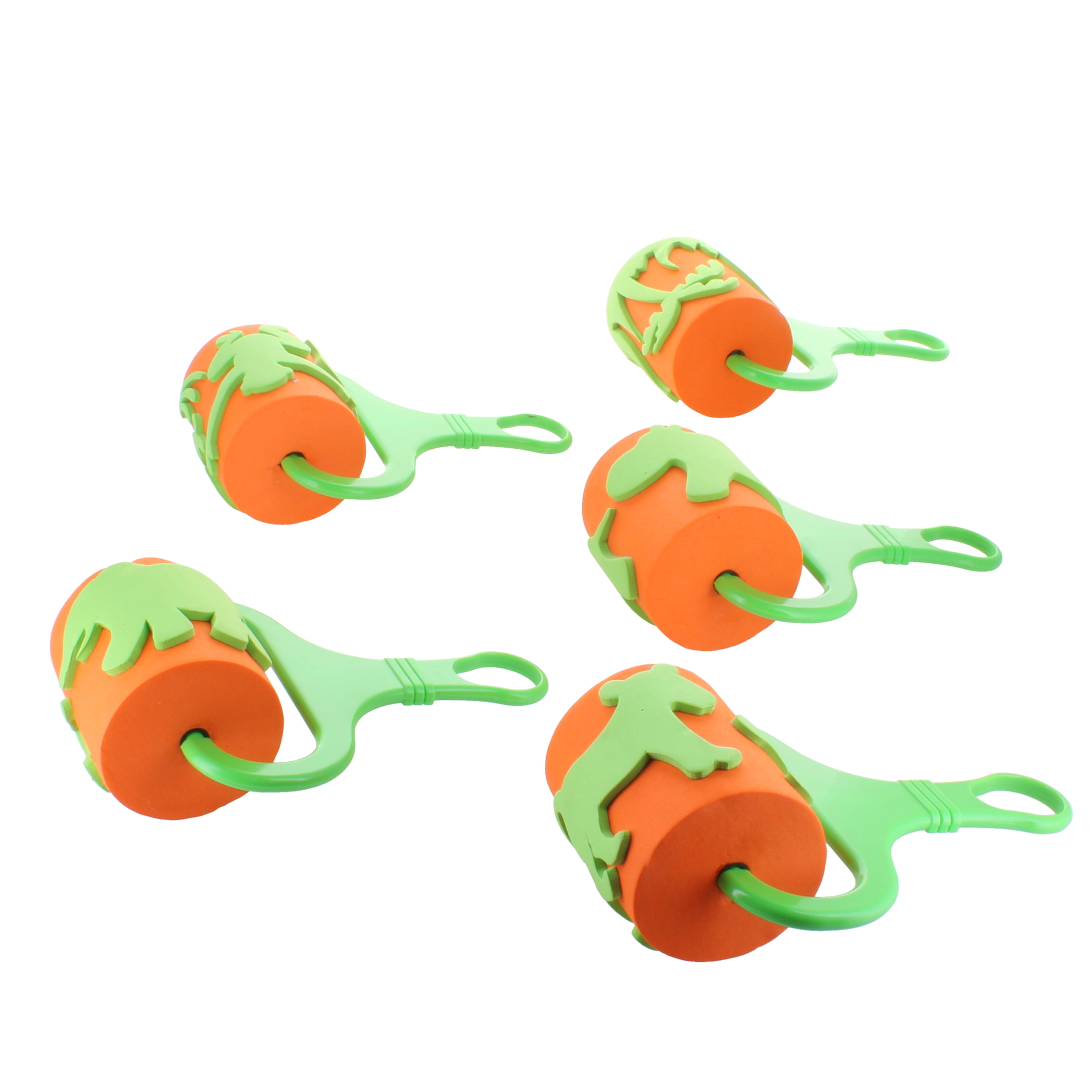 Foam Picture Paint Rollers Jungle - pack of 5