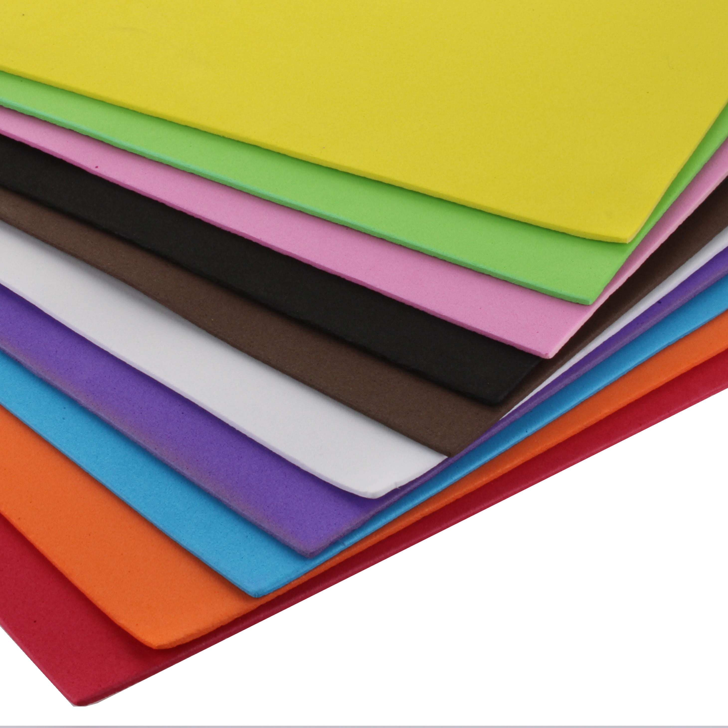 Foam Sheets Assorted 228 x 305mm - pack of 10 - STC102FS