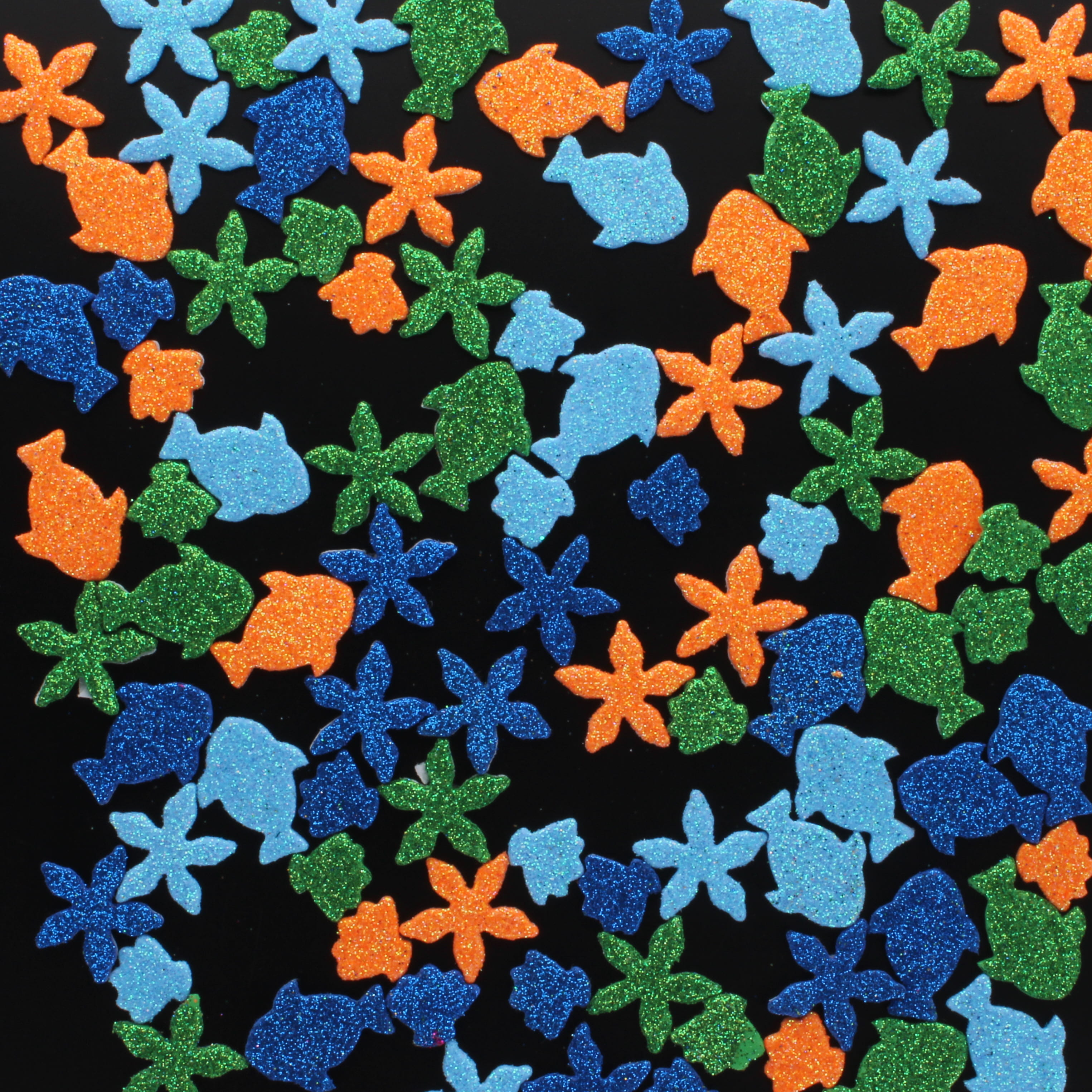 Foam Stickers Glittery Under the Sea - pack of 100 - STC102SE