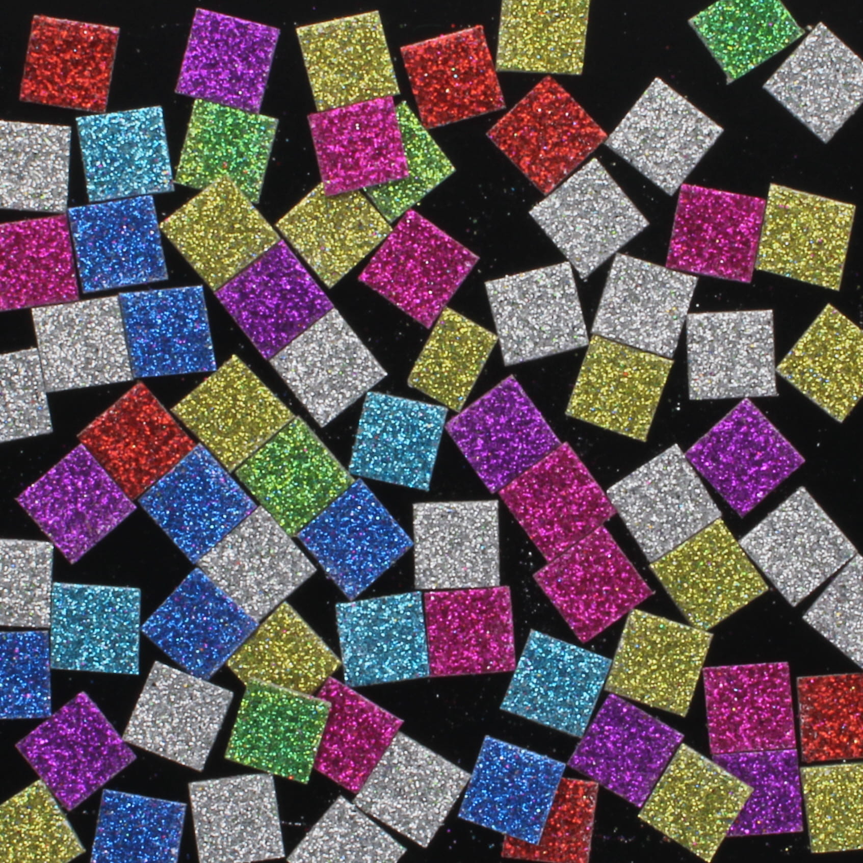 Mosaic Glitter Card Squares 10mm - pack of 4000