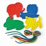 Lacing Shapes Animal - pack of 16