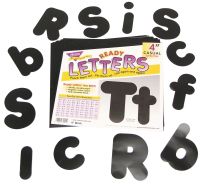 Pre-Cut Letters & Numbers Upper & Lower Case 10cm - pack of 180 - STF378