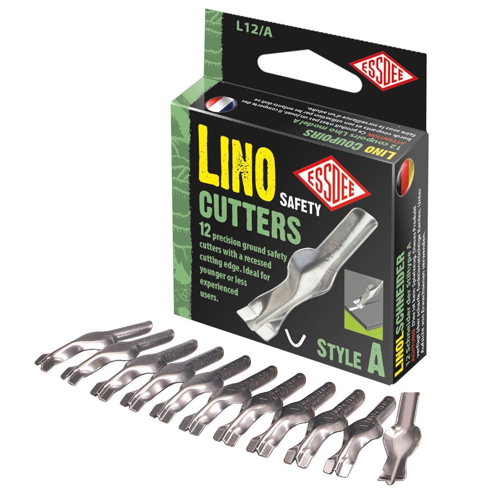 Essdee Safety Lino Cutters Assorted - pack of 12