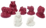 Latex Moulds Wild Animals - pack of 5 - STM31