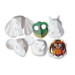 Folding Zoo Animal Card Masks - Pack of 30 - STZ18