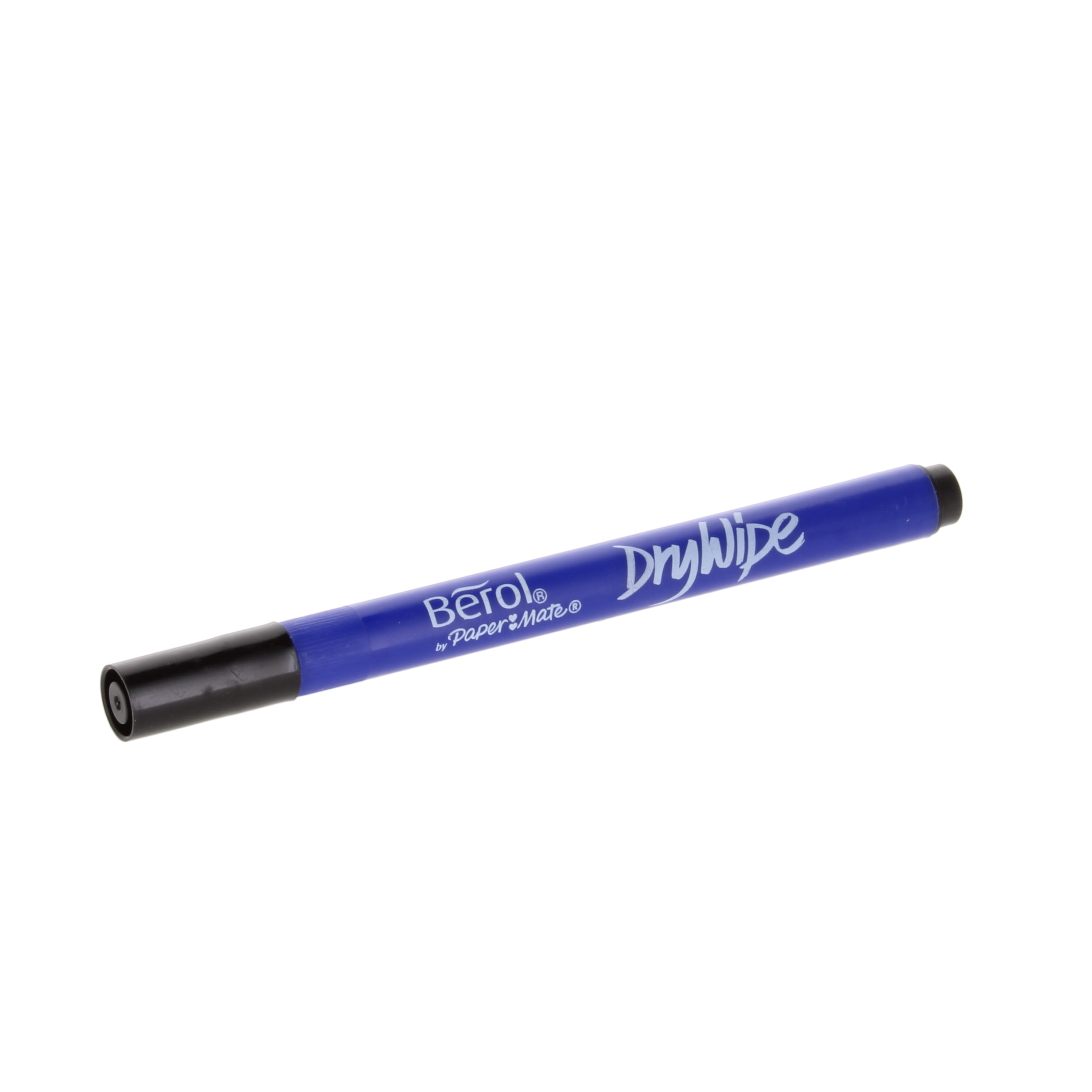 Berol Broad Tip Dry Wipe Pens Black - pack of 12 - STW4