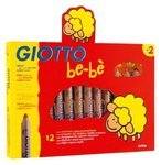 Giotto Be-Be' Super Large Colouring Pencils - pack of 12