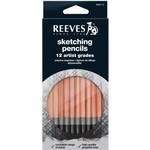 Reeves Sketching Pencils - Assorted - Pack of 12 - STK23