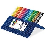 Staedtler Ergo Soft Triangular Aquarell Pencils - Assorted - Pack of 24 - STL17