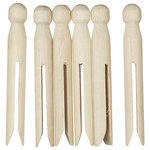 Dolly Pegs Natural - pack 24