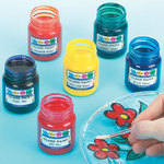 Schoolcraft Glass Paint - Assorted - Pack of 8 - STR26