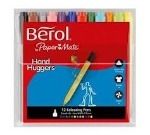 Berol Handhugger Colouring Pens Assorted - pack of 12 - STG6