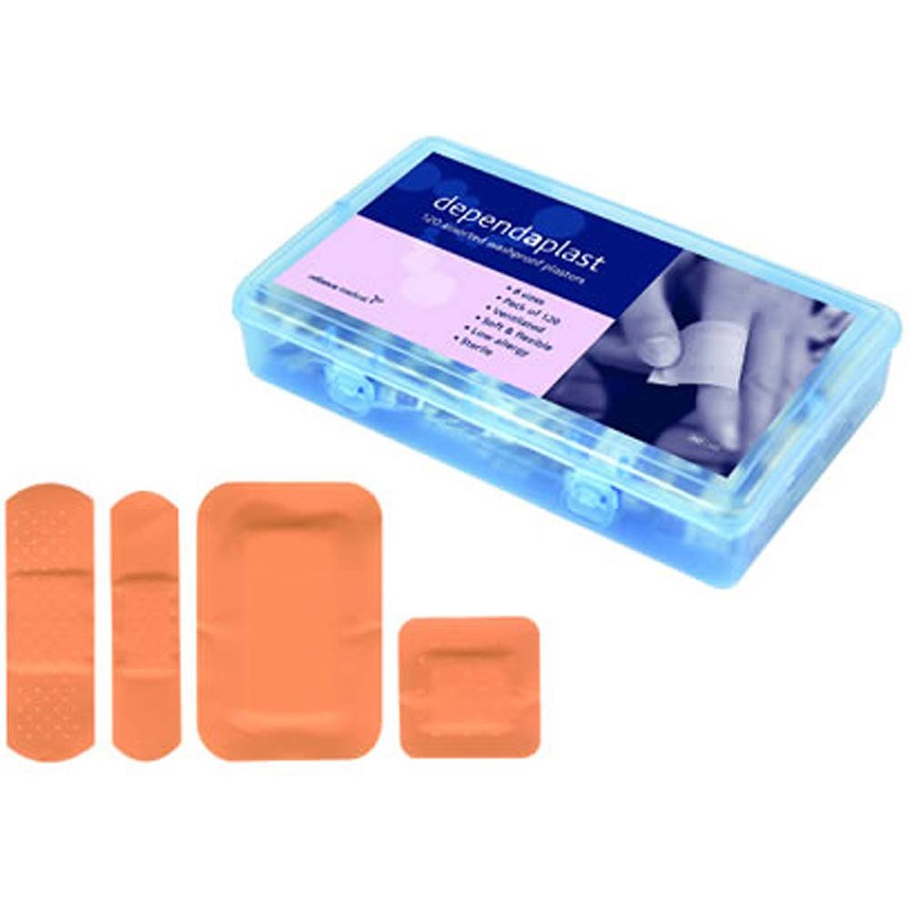 Waterproof Sterile Plasters Assorted - pack of 120