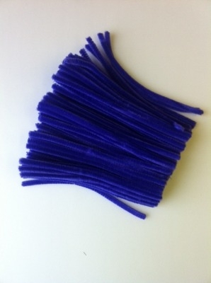 Purple Fuzzy Pipe Cleaners - 30cm - Assorted - Pack of 100 - STC216PU