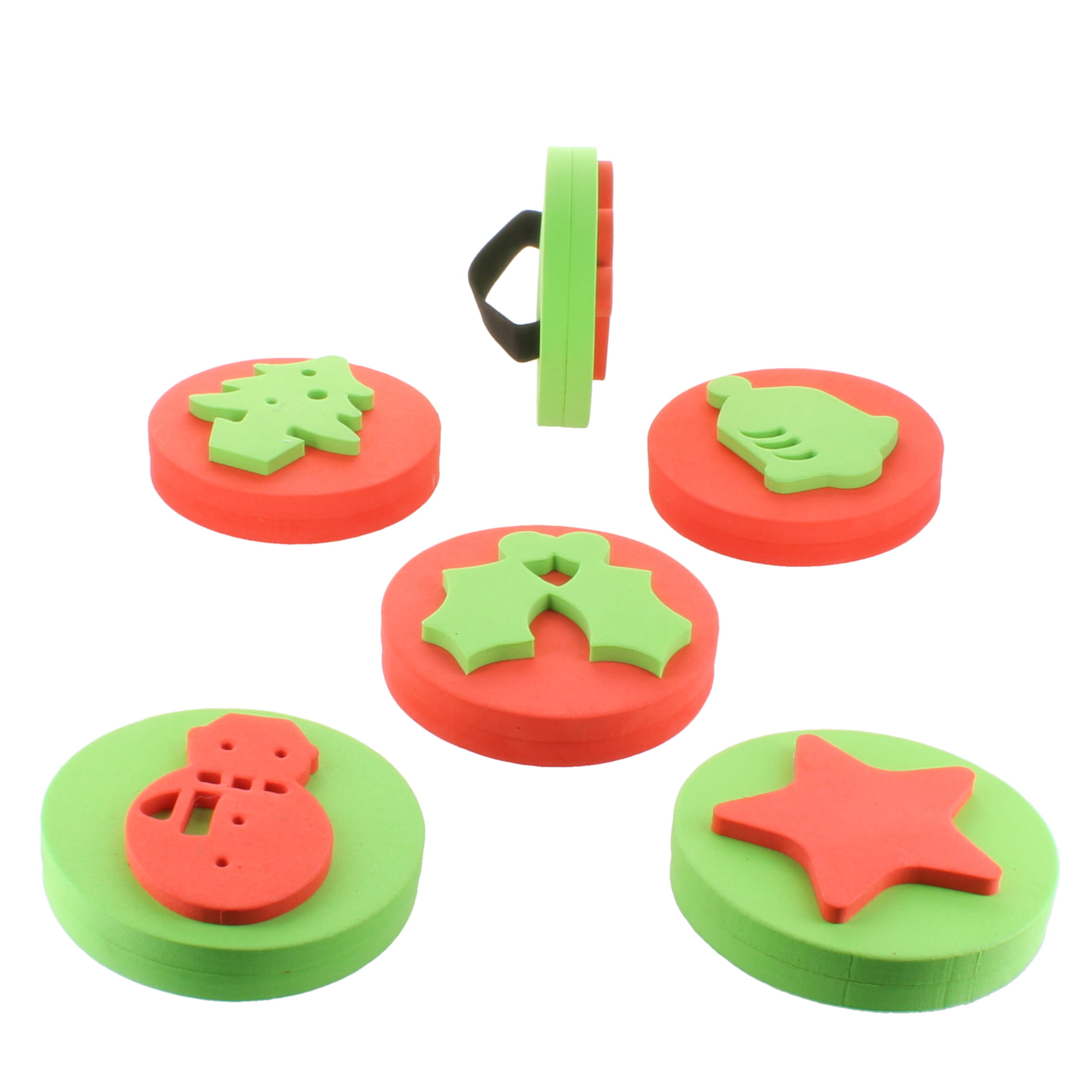 Palm Paint Stampers Christmas - pack of 6