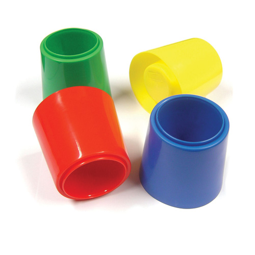 Paint/Water Pot Large Stable Assorted - pack of 4