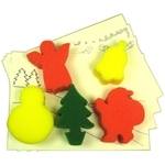 Christmas Painting Sponges - Assorted - Pack of 5 - STP14CH