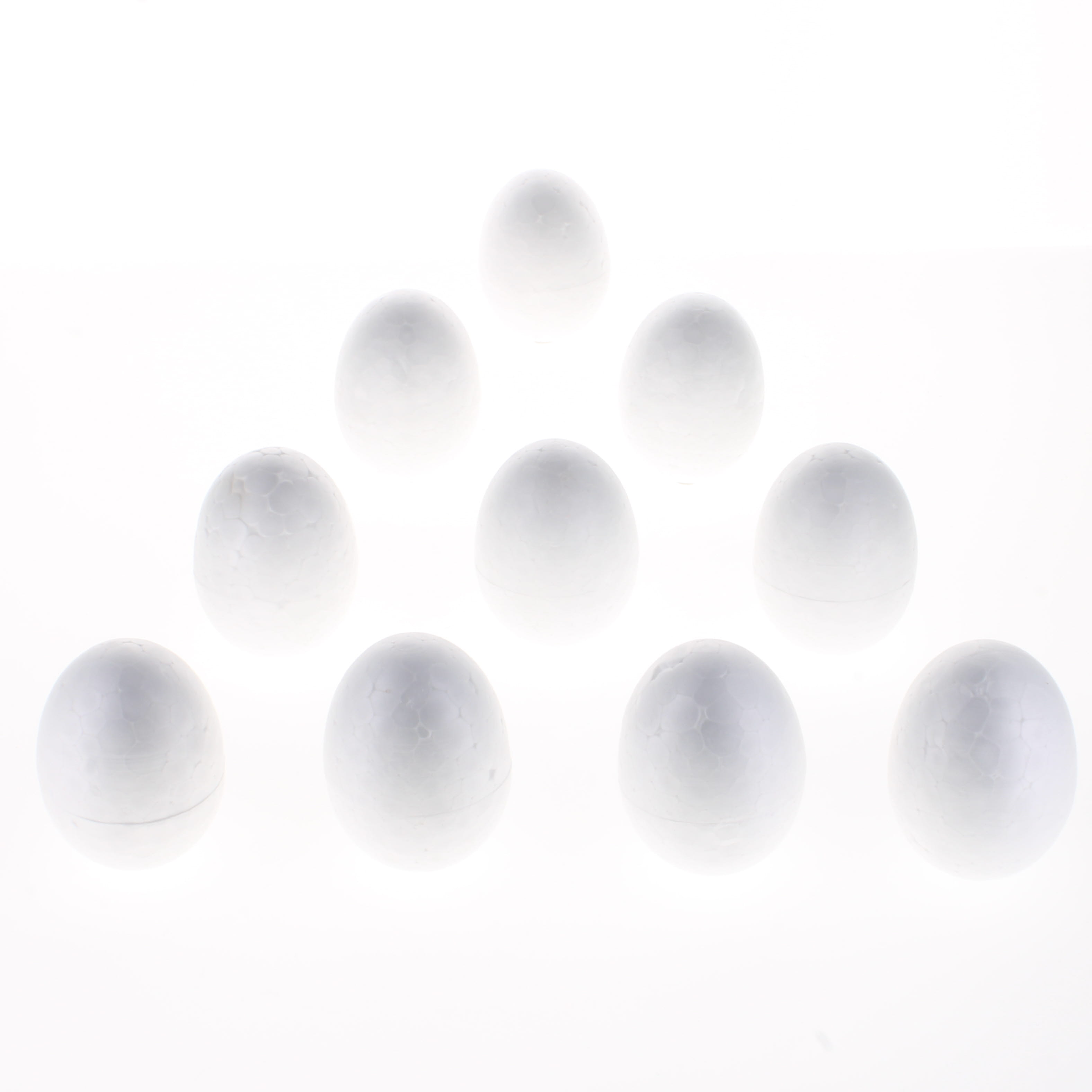 Polystyrene Eggs 50mm - pack of 10 - STC127