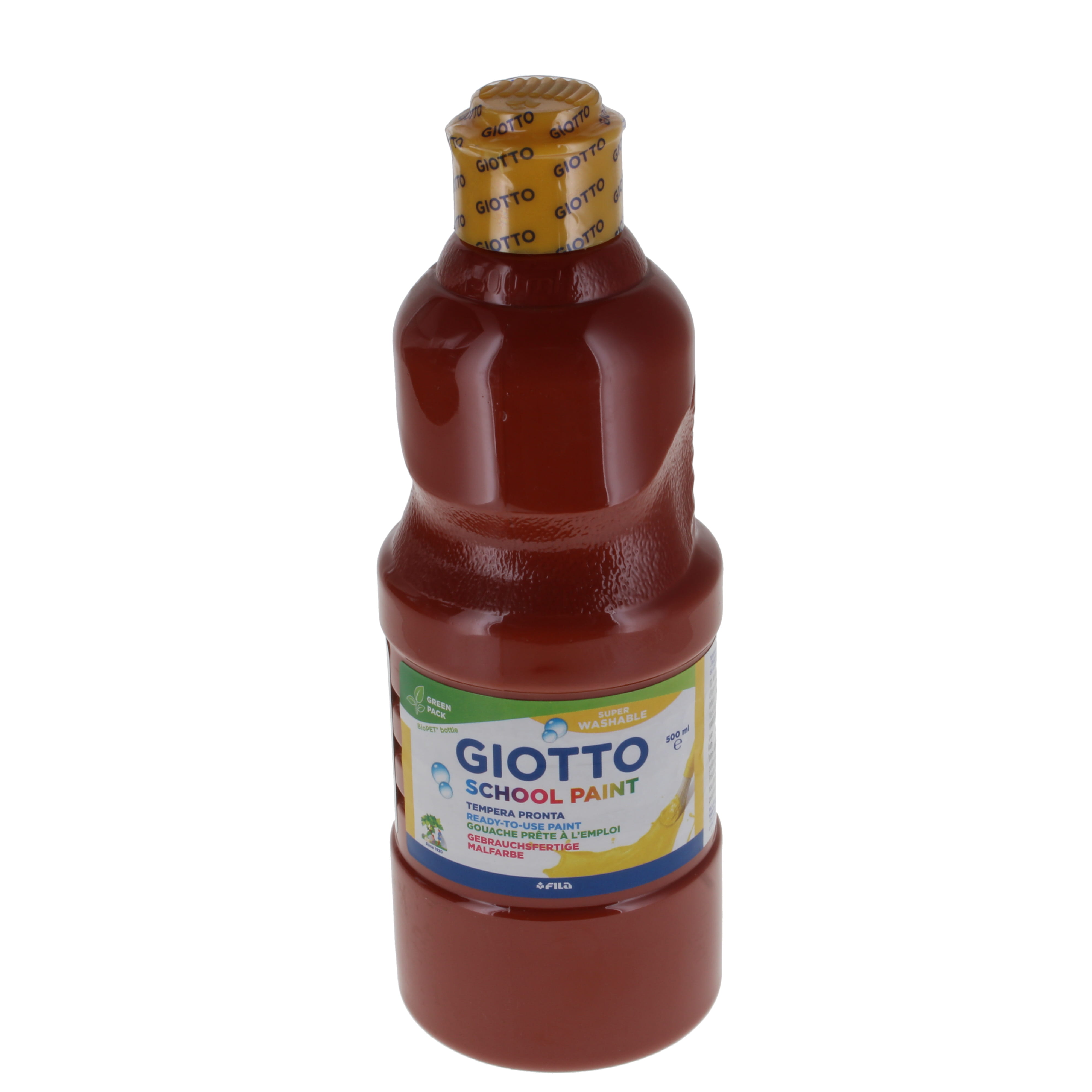 Giotto Washable Paint Brown - 500ml