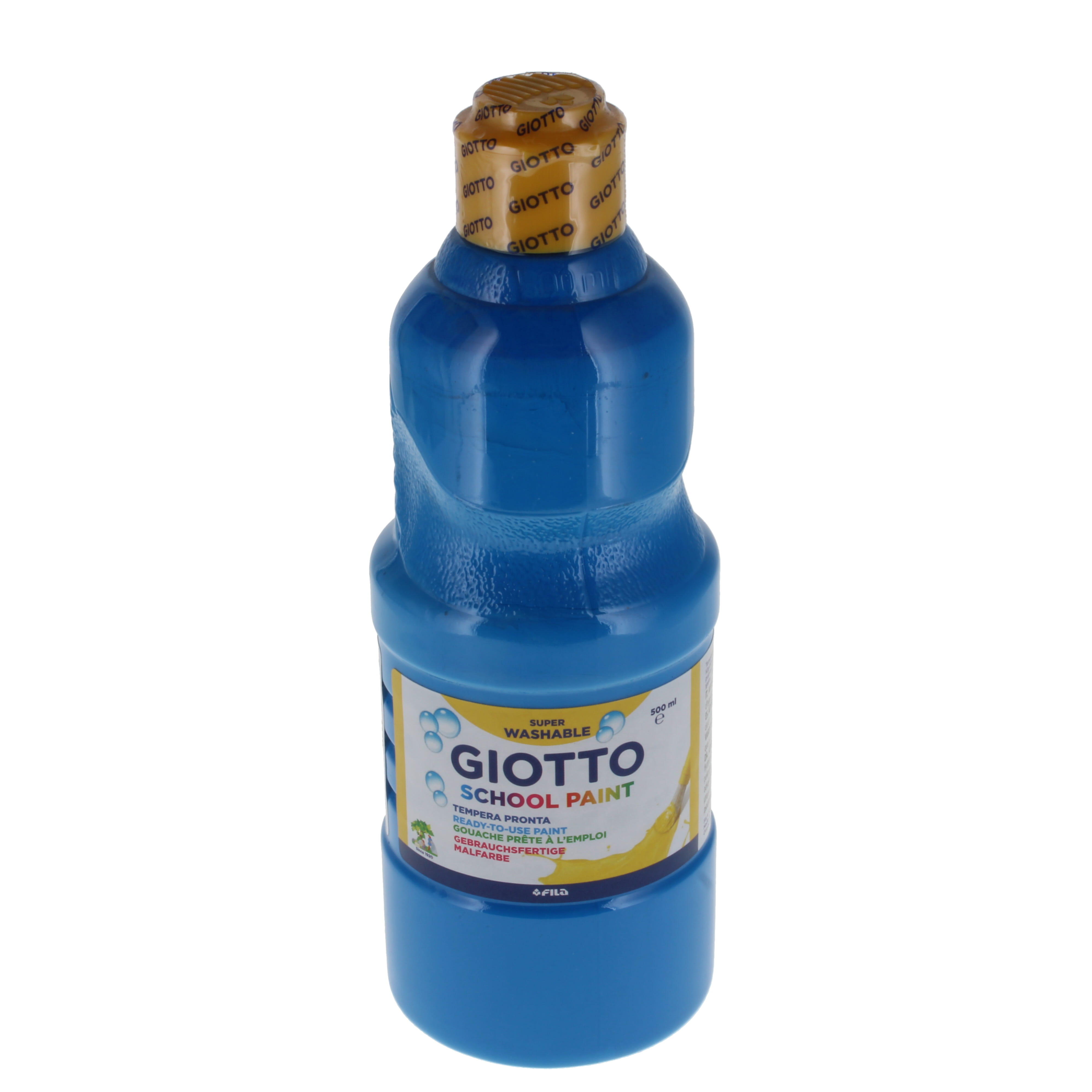 Giotto Washable Paint Cyan Blue - 500ml