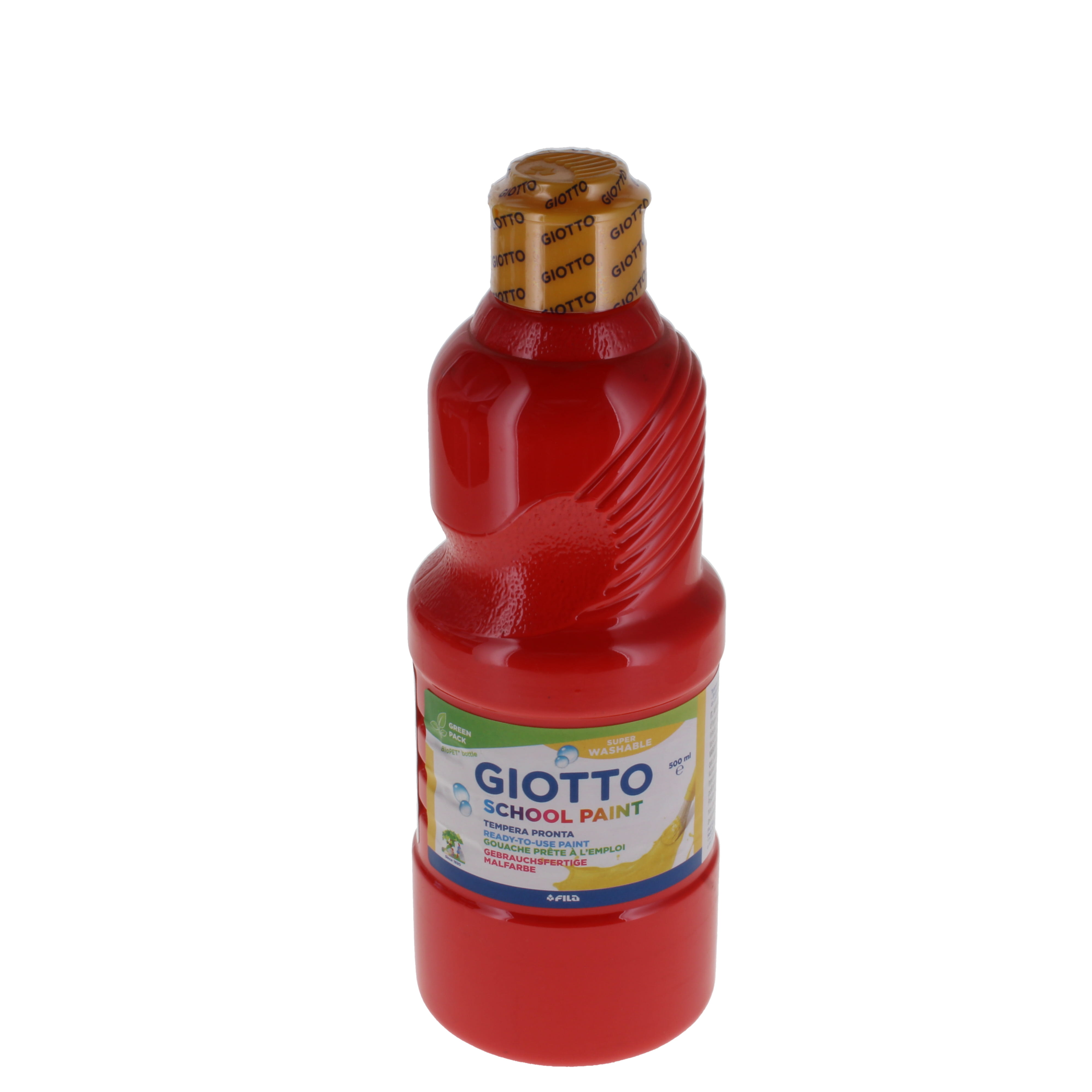 Giotto Washable Paint Brilliant Red - 500ml
