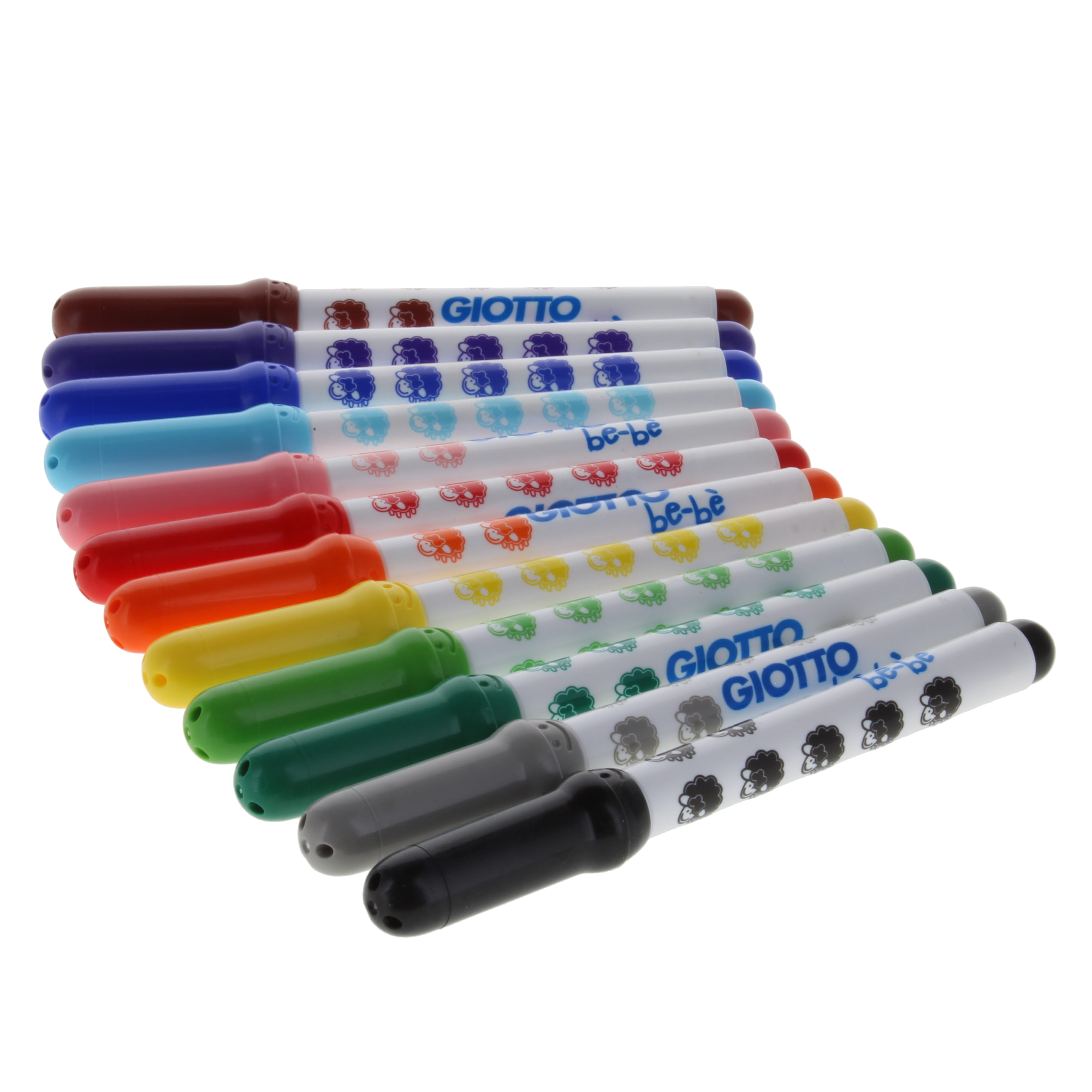 Giotto Be-Be' Super Washable Colouring Pens - pack of 12